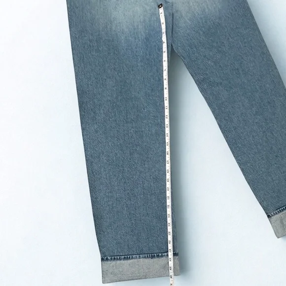 MOTHER The Dodger Cuff Jeans Size 25 in Leap of Faith NWT - Picture 12 of 16